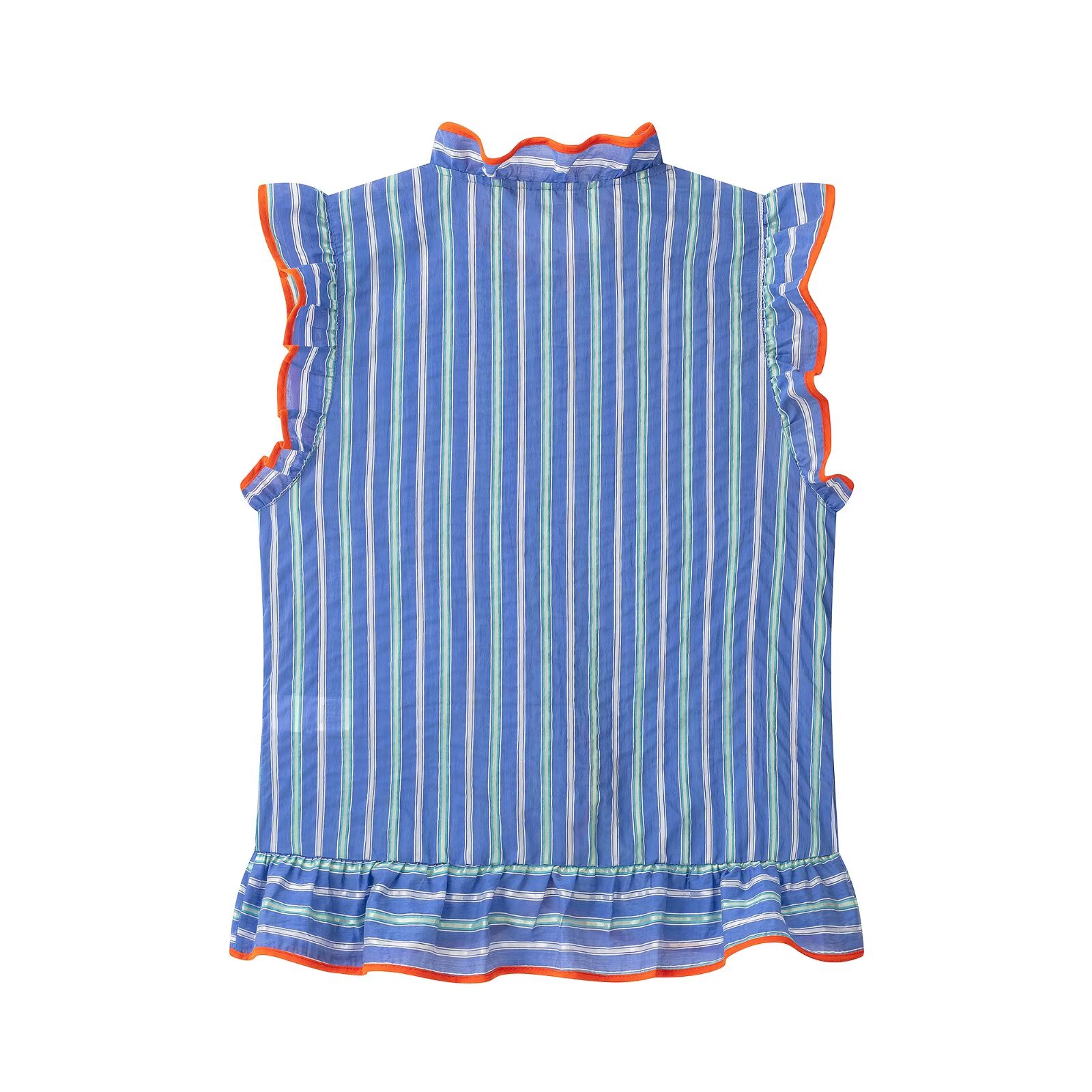 Blusa Feminina Sem Mangas com  - Shirt Camp Collar avaliação e preço